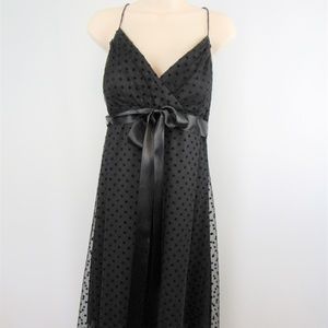 Blu Sage Black Swiss Dot Dress 12
